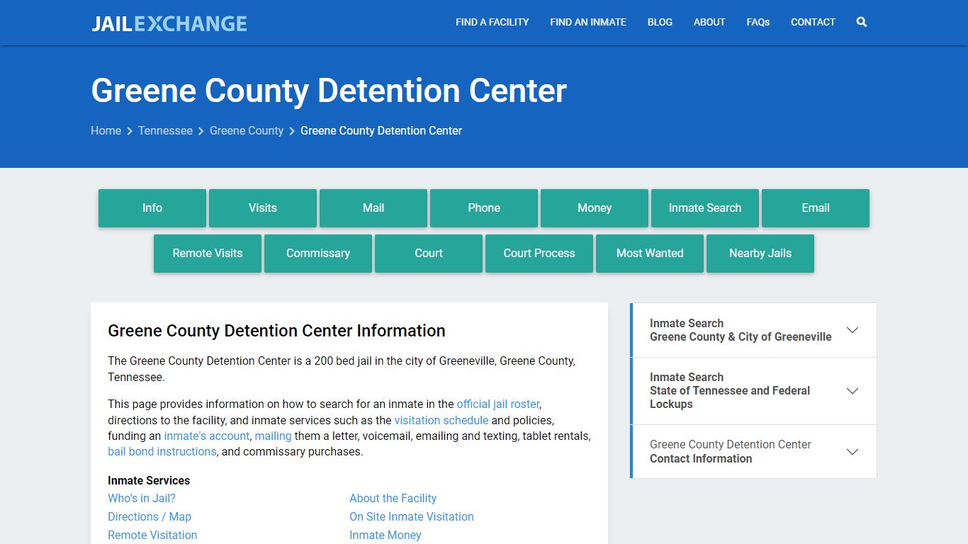 Greene County Detention Center - Jail Exchange